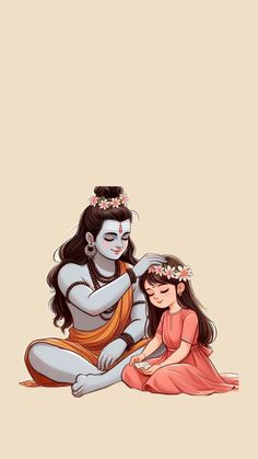 mahadev cartoon girl dp