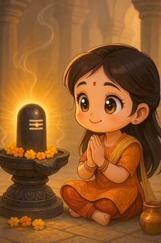 mahadev cartoon girl dp