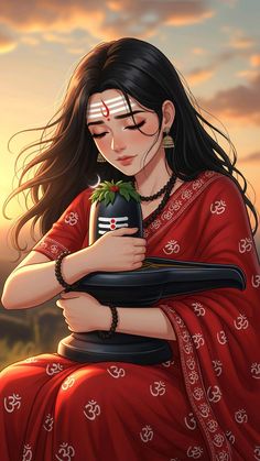 mahadev cartoon girl dp